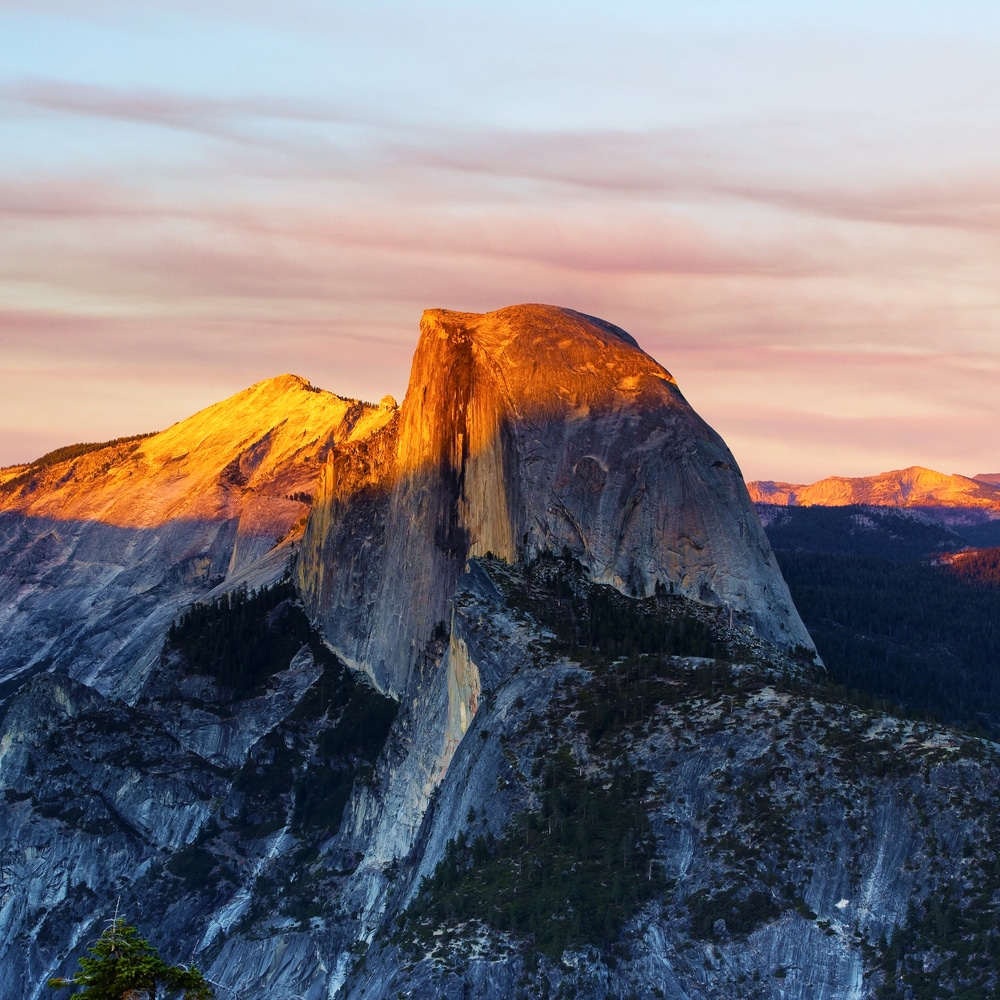 Sunset,From,Glacier,Point,,Yosemite,National,Park