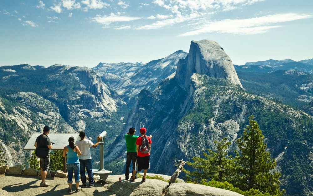 Yosemite,National,Park,,Ca/usa,July,4,,2013:,Group,Of,Young